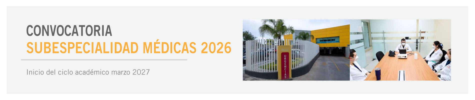 Convocatoria Residencias M&eacute;dicas