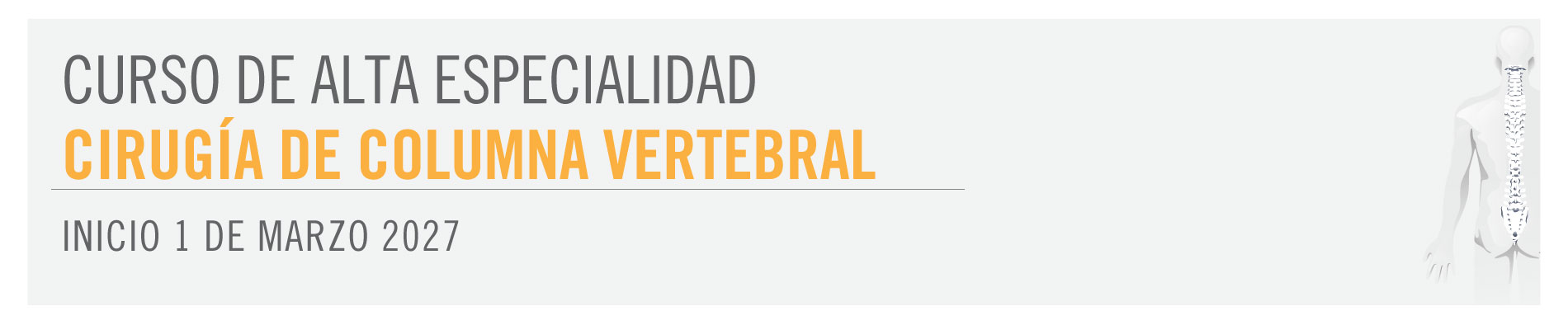 Convocatoria Adiestramiento en Servicio de Cirug�a de Columna